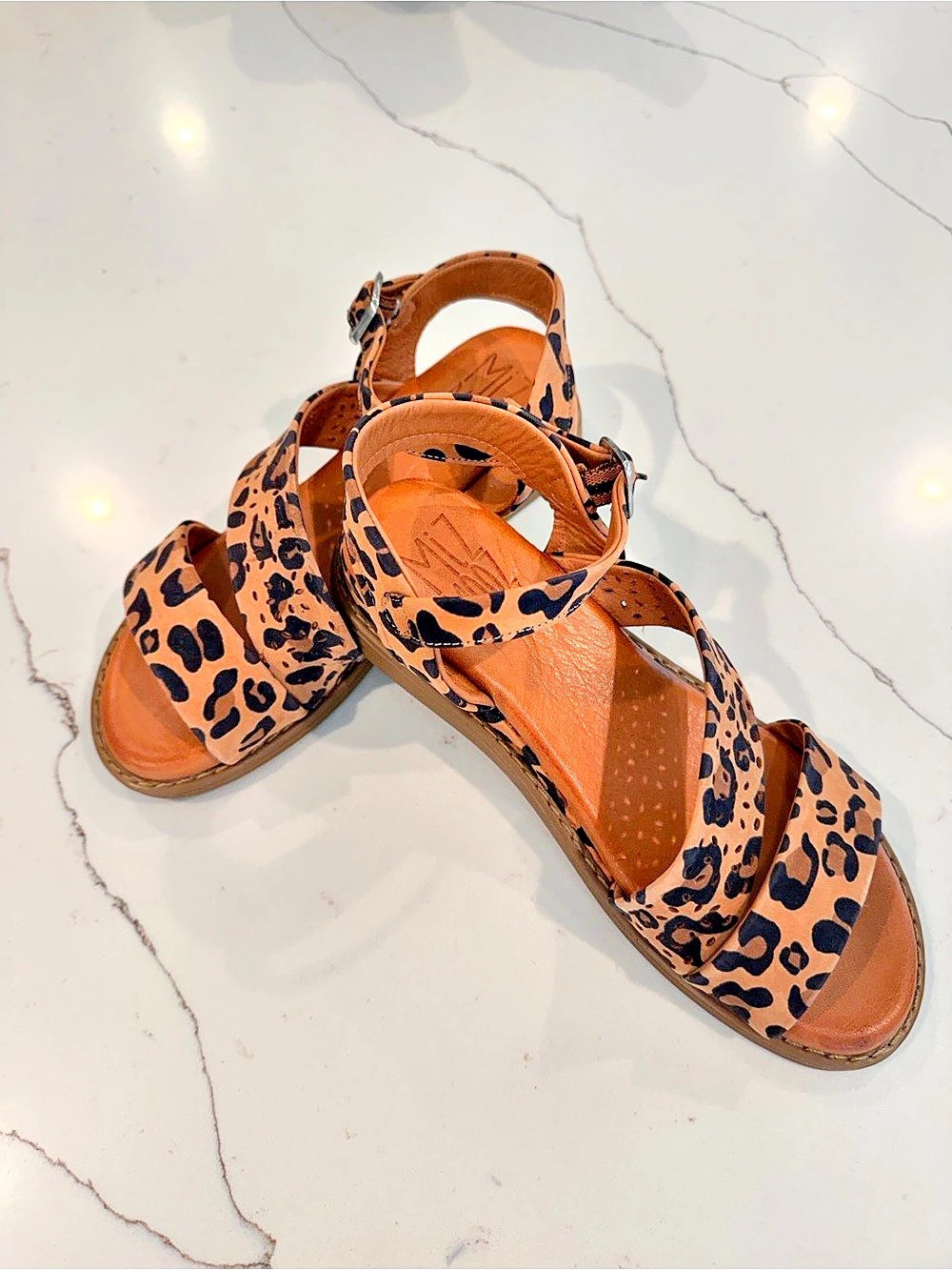 Miz Mooz Brandy Leopard Sandals EU 36